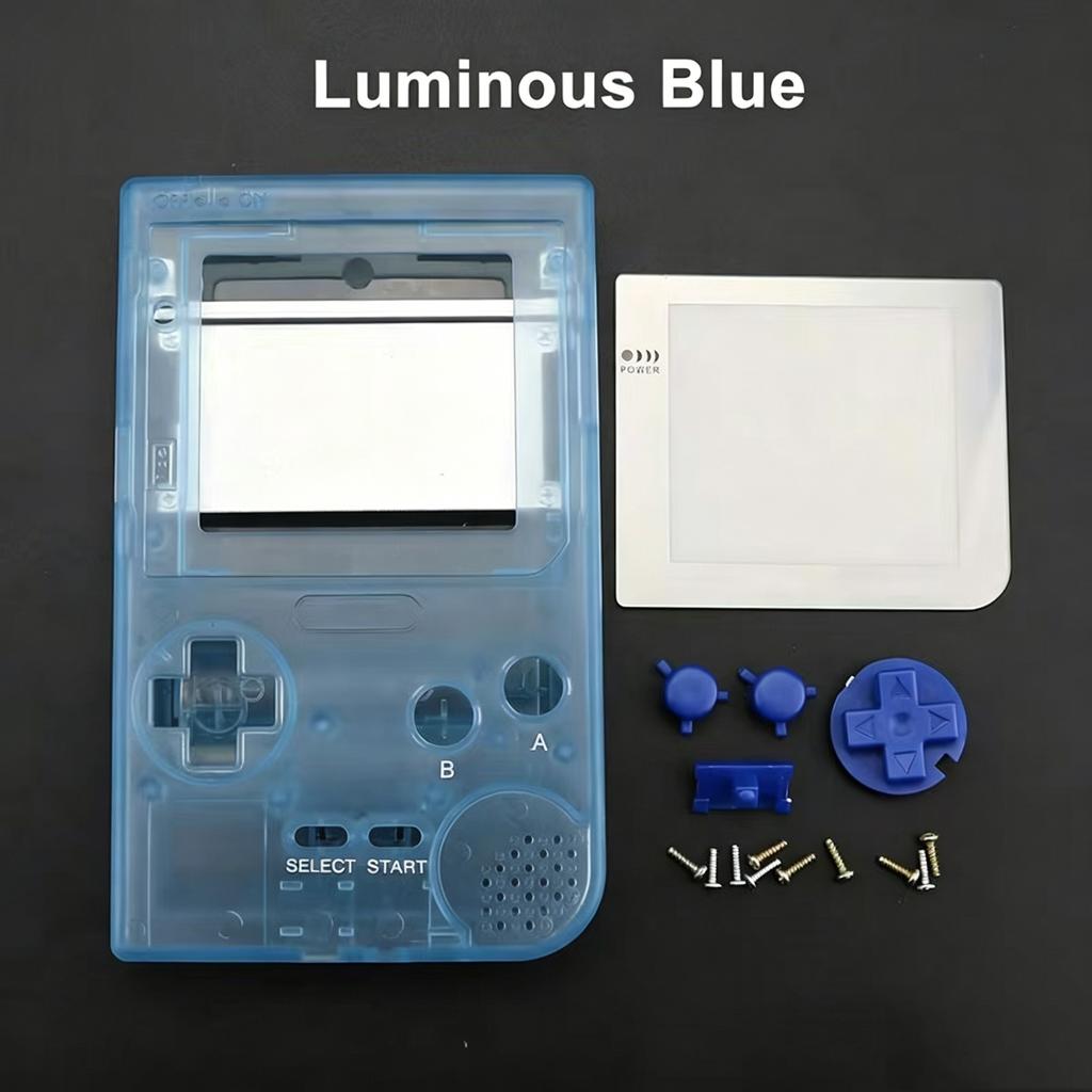 High Quality GBP Housing Shell with Buttons Conductive Rubber Pad Lens Kits for Gameboy Pocket GBP Screen Gaming Case