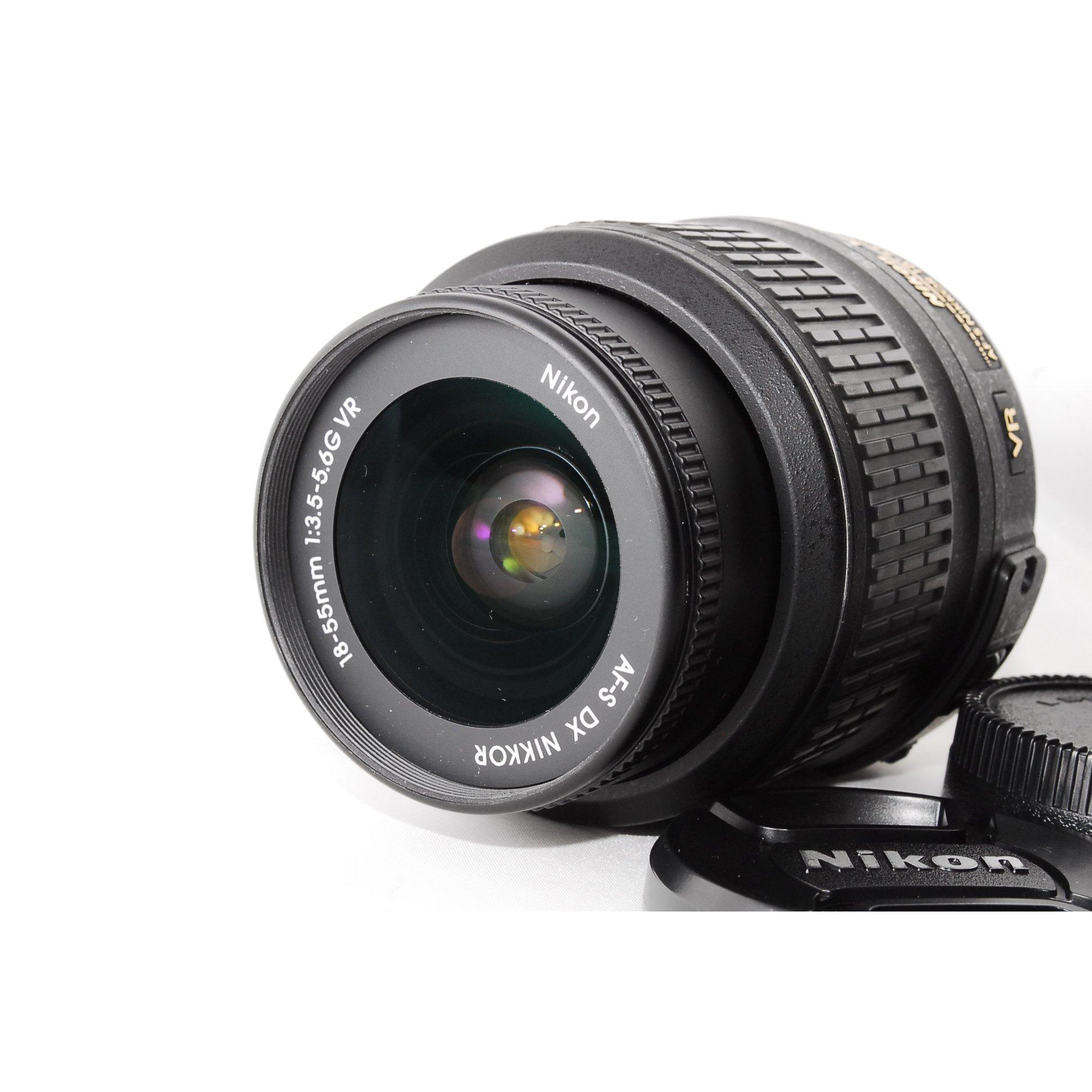

Nikon AF-S DX NIKKOR 18-55mm f/3.5-5.6G VR Standard Zoom Lens for DX Format Cameras