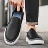Spring New Large Size Men's Beanie Shoes Breathable Casual Loafers Fashionable Leather Shoes Trendy Men's Shoes