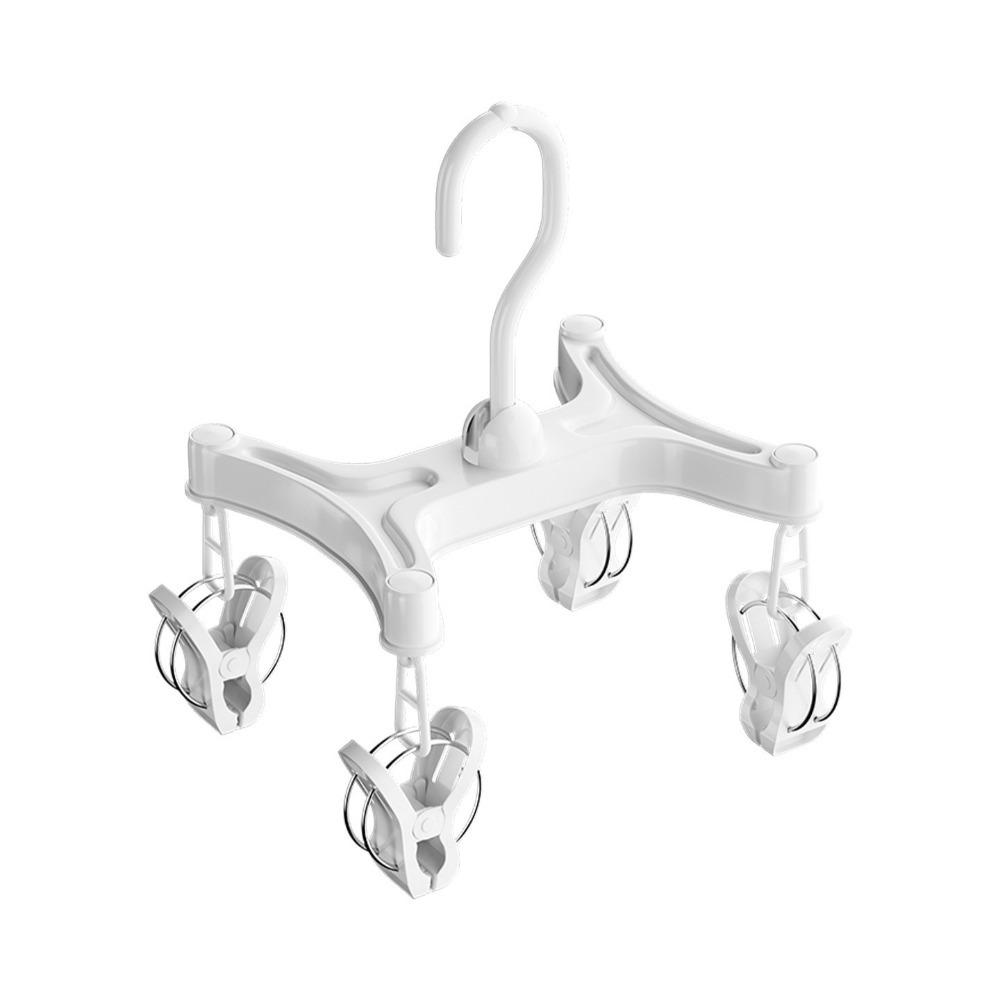 360° Rotatable Underwear Drying Rack Quick Drying Garment Hanger Clothes Drying Hanger for Home белый