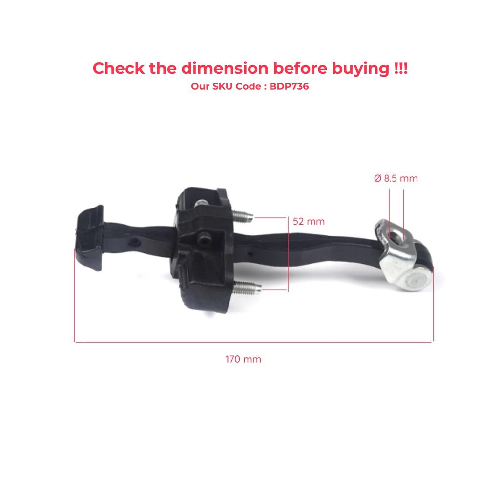 EDP736 Vordertüranschlag Fangband Begrenzer AM51U23500AC für Ford C Max Grand C-Max MK2