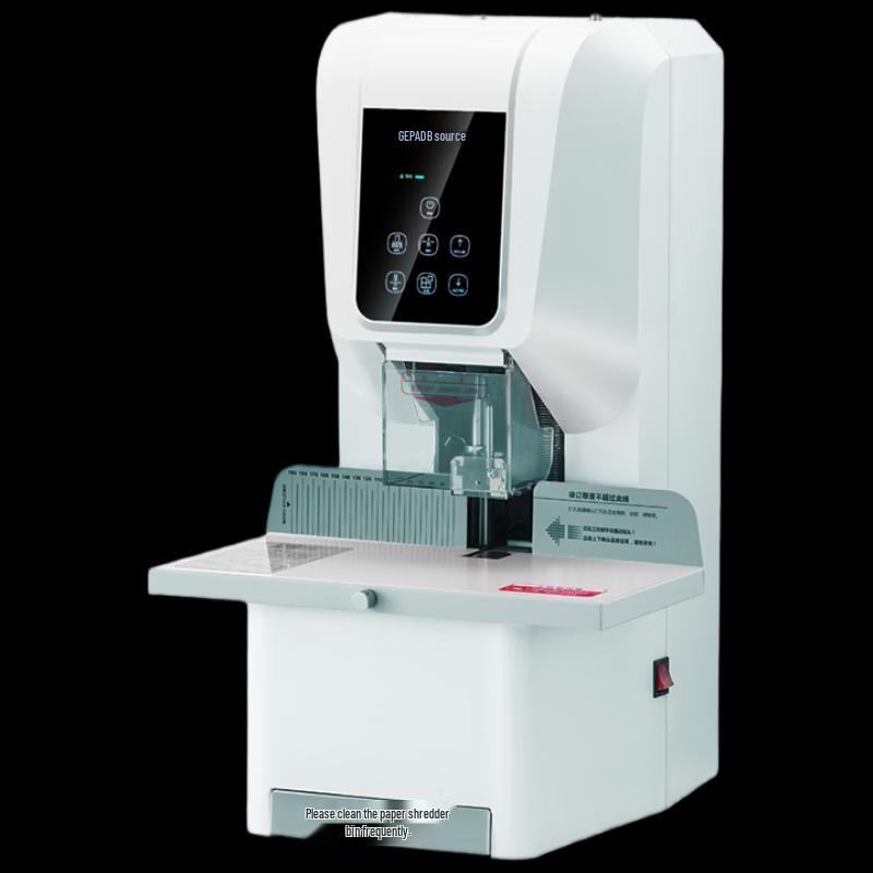 GEPAD Automatic Financial Document Binding and Punching Machine CN plug (adapter included)