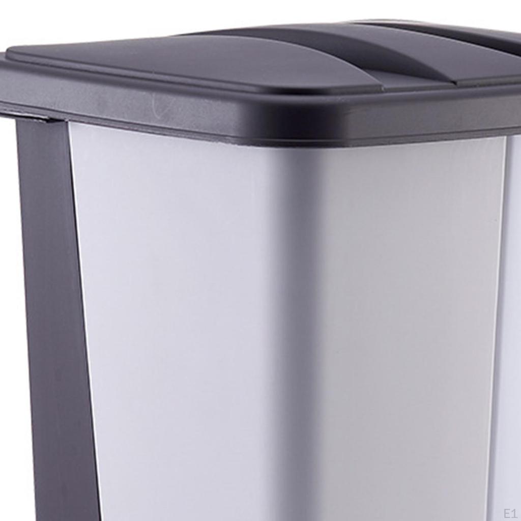Recycling Kitchen Step Trash Can Indoor Dustbin Simple Large Capacity Garbage Wastebasket for