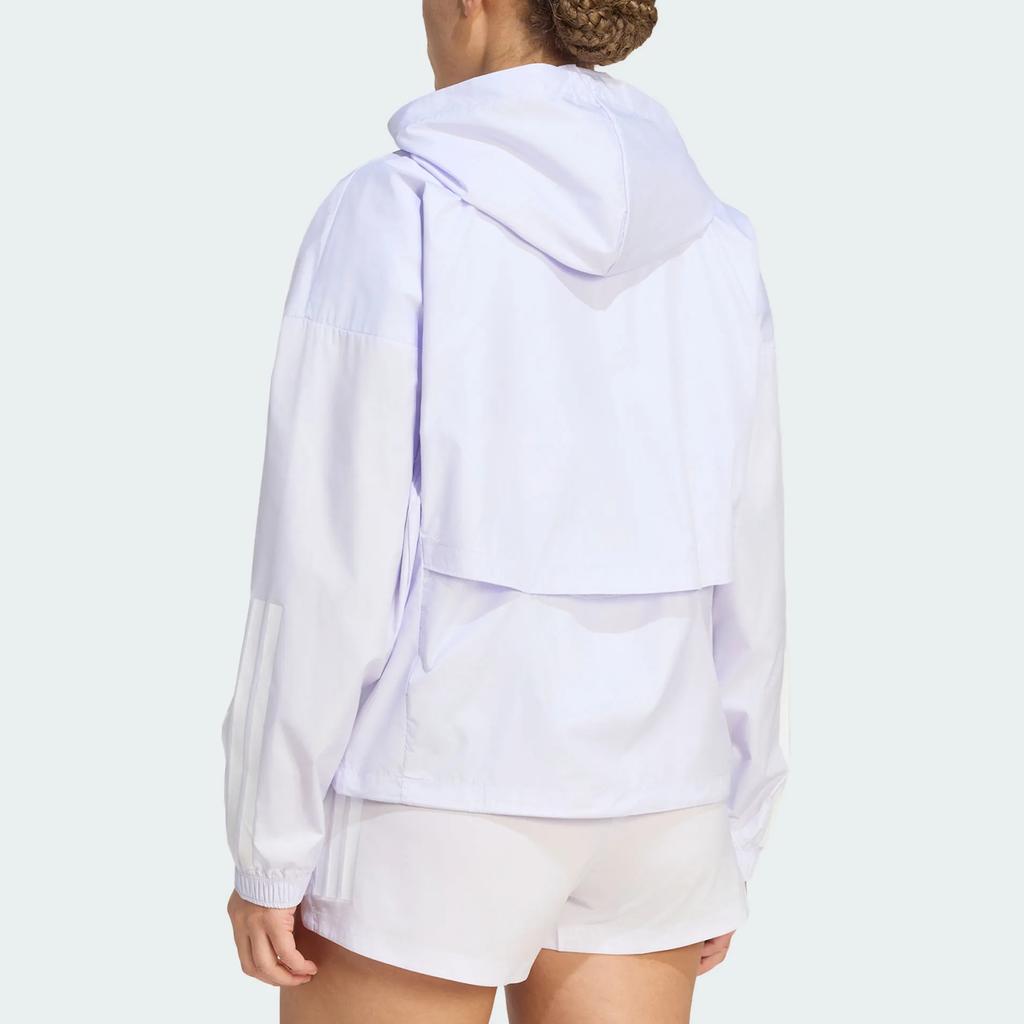 adidas Hyperglam Windbreaker Loose Fitness Woven Sports Hooded Jacket Women Jackets KQ5797