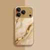 Gold Marble Swirl Pattern For iphone 17 case fashion phone cases Glass Phone Case for iPhone 17 16 15 14 13 12 11pm Pro Plus