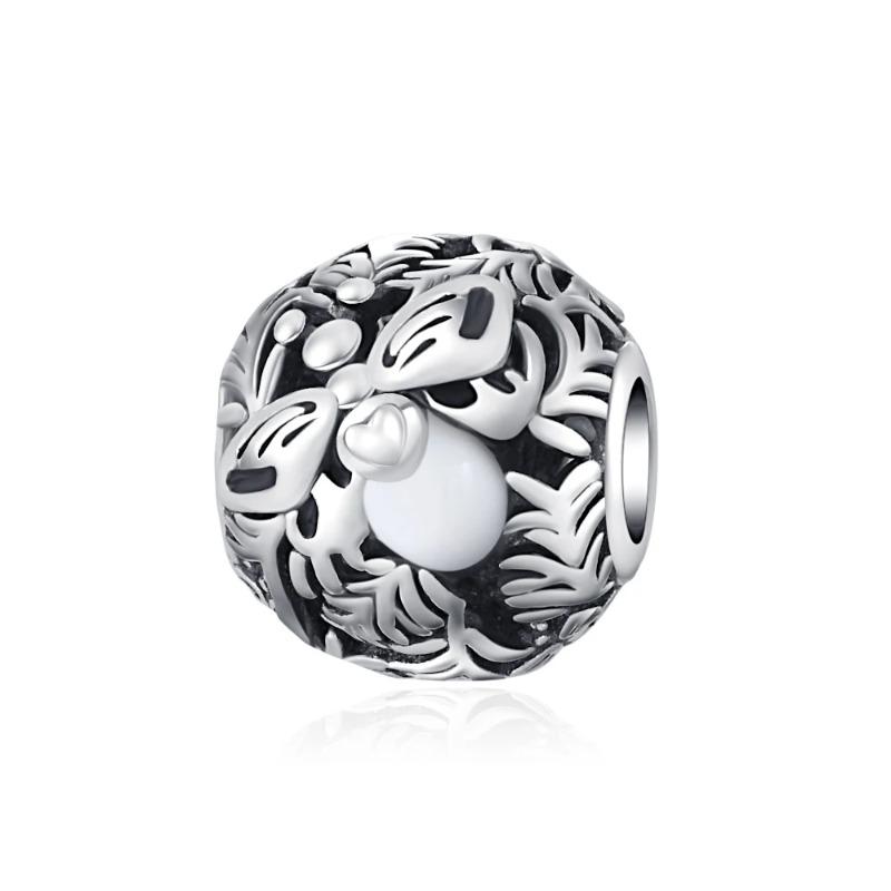 New 925 Silver Spring Collection Butterfly Peacock Dragonfly Dangle Charms for Women DIY Jewelry Gifts