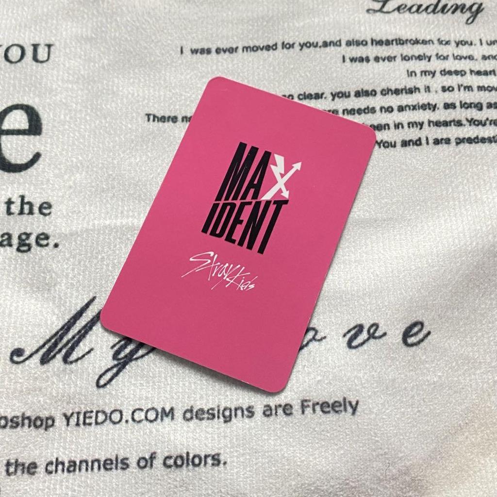 [USED] Stray Kids MAXIDENT Sanok Trading Card Bangchan