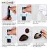 watchget Coffee Bean Dosing Cup & RDT Spray Bottle Kit for Espresso Bar, Static Reduction Ceramic Single Dose Tray for Brewing/Tea, Barista