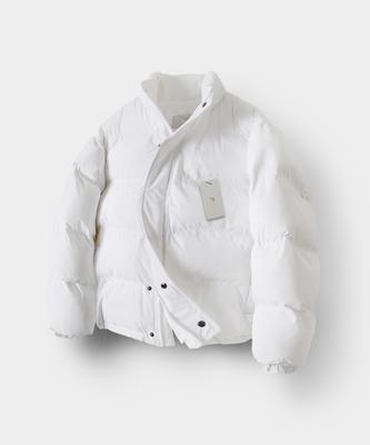 Mood Inside Two-Way Couple Short Padded Jacket_White