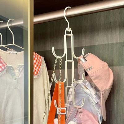 Hanger Organizer for Closet, Hanging Bag Holder Keeping Purses Visible and In Good Condition Metal Handbag Storage Hook Backpack