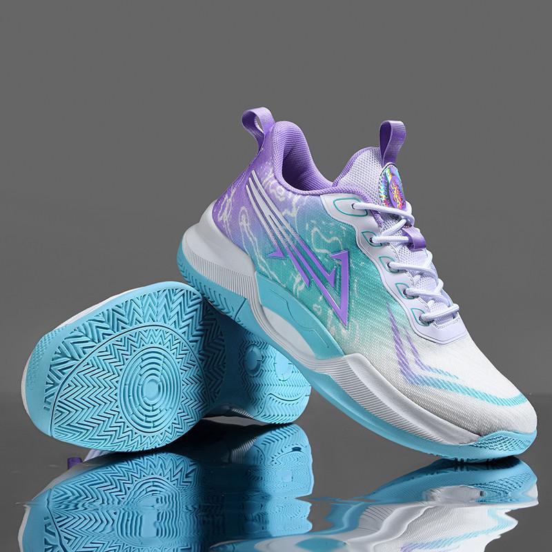 Mandarin Duck Two-color Basketball Shoes, Teenagers and Older Children, Actual Combat, Cement Game Training Shoes, Students, Sports Shoes, Men