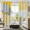 Modern Abstract Rustic Orange Blackout Curtains 2-Pack Living Room Bedroom Decor