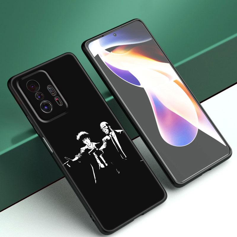 Space Cowboy Bebop Phone Case For Xiaomi Mi A2 8 9 SE Note 10 10T 11 12 Lite 9T 11T 12S 12T Pro A3 6X 12X Soft TPU Black Cover