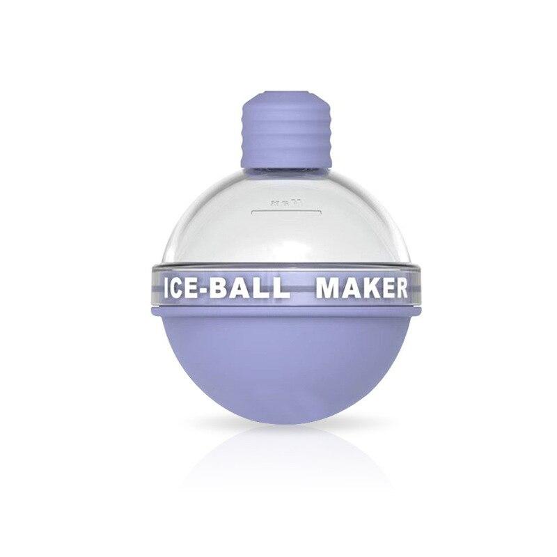 Light Bulb Shape Ice Hockey Ice Cube Mould Whisky Blending Silica Gel Ice Cube Household Round Ice Making Mold XYZ