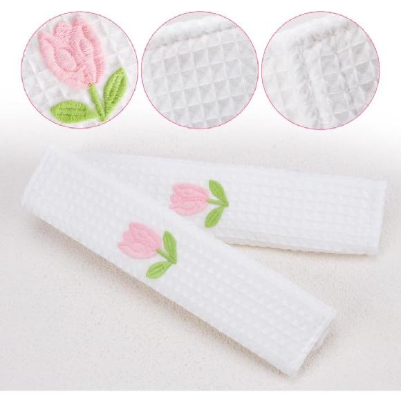 

2Pcs Cute Tulip Car Seat Belt Cover Pads Soft Shoulder Strap Protectors Universal Fit Seatbelt Cushion Strap Cushion for Arm Sling Pressure Relief