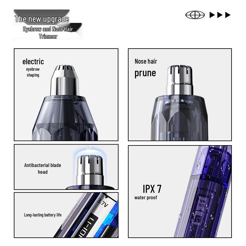 Beici Electric Nose and Eyebrow Trimmer CN plug (adapter included)
