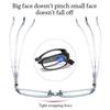 Lunettes de lecture pliables anti-lumière bleue Monture carrée Ultralégères Protection des yeux avec étui Blocage des rayons bleus
