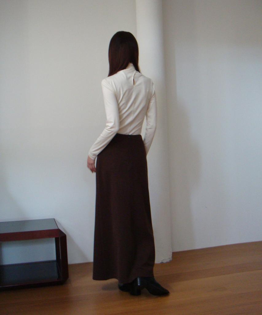 Riorg Coc Flare Long Skirt Brown