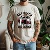 Vintage Old School Surf Bus Surfboard Print Unisexs T Shirt Loose Short Sleeve Crew Neck Beach Vacation Casual Tees