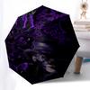 1pc Gothic Cross Automatic Open, Windproof, Compact Travel Umbrella, Gift for Birthday, Christmas, Business 93011