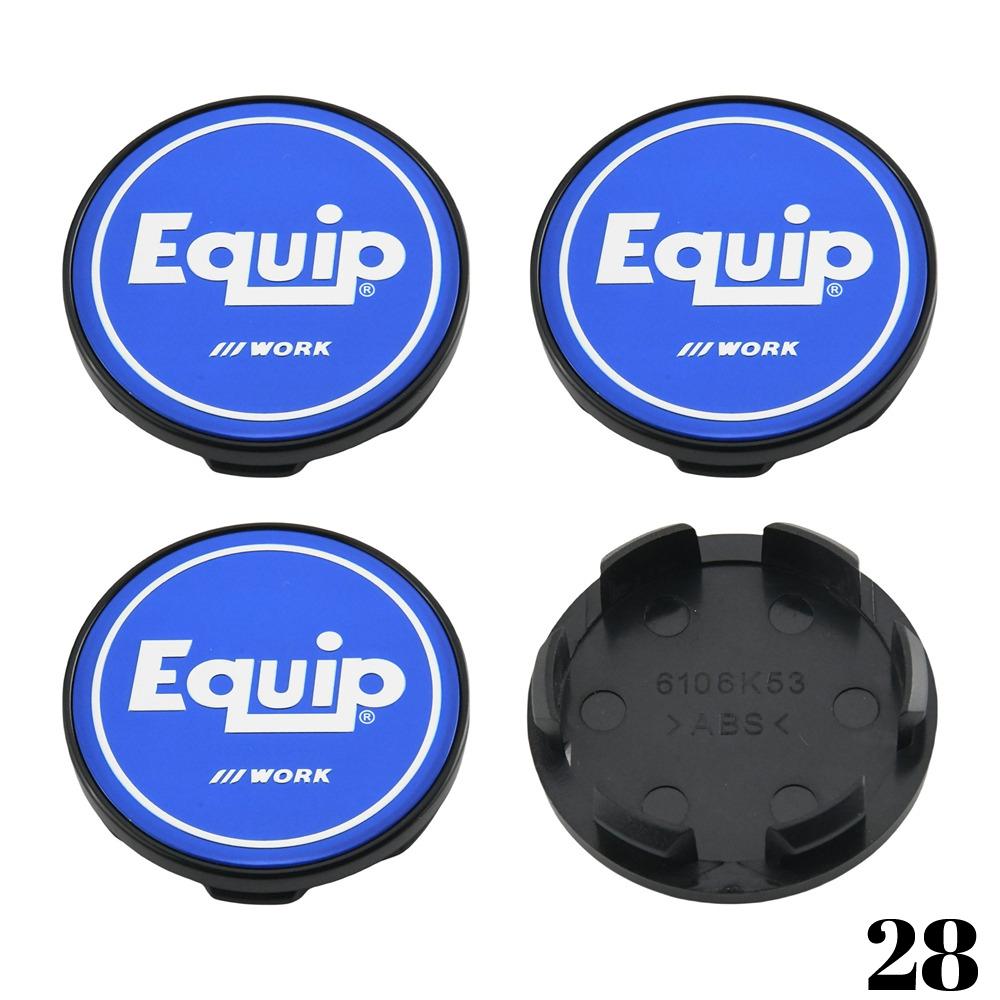 4PCS WORK Center Cap 53mm & 54mm Wheel Caps MEISTER VS EQUIP Emblem Wheel Cover Cap Hubcaps Car Rim Accessories