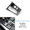 Left Hand Driver Cars Center Console Shift Trim Gear Shifter Cover Panel For BMW X5 X6 E70 E71 E72 2007-2013 51166954947