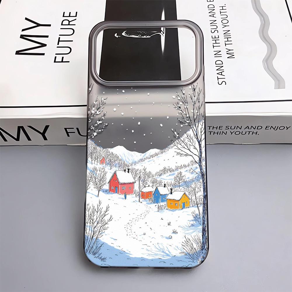

Heavy Snowfall In The Sky Phone Case For IPhone 17 Pro Max 17Air 11 13 12 14 15 16 Plus Soft Silicone Fashion Clear Cover Case For iphone 11 ProMax