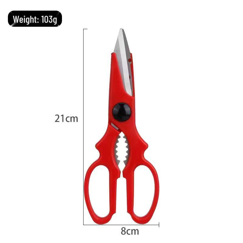 Multifunctional German Titanium Steel Kitchen Scissors for Poultry and Bones - Food Grade