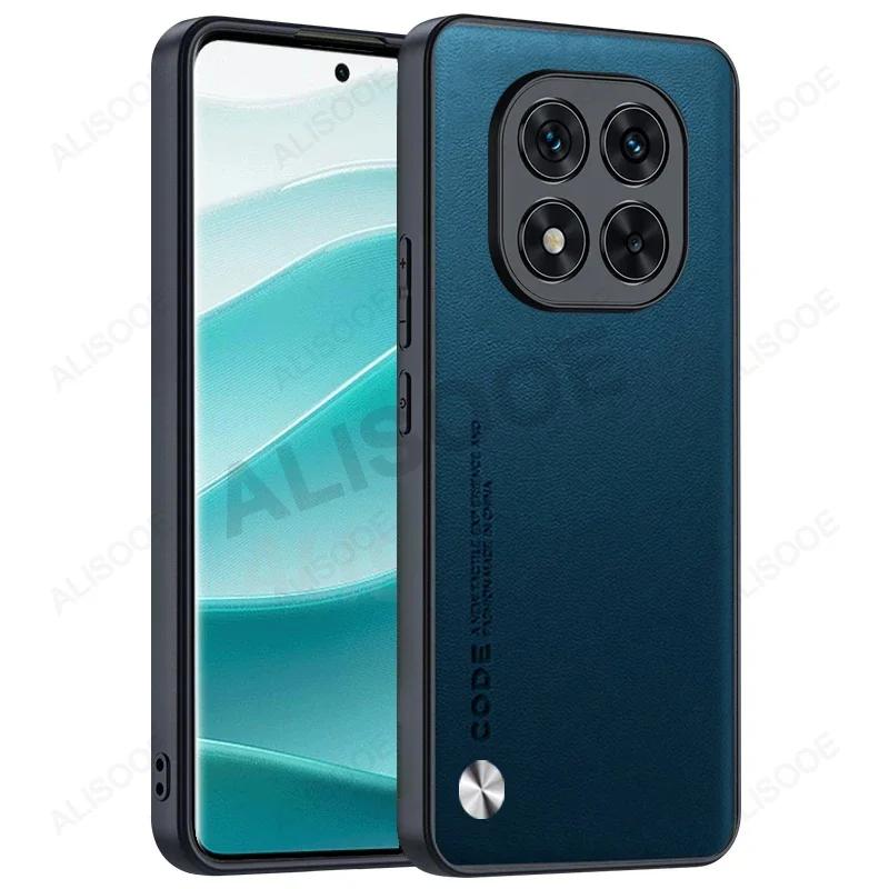 Funda for Redmi Note 14 Pro Plus 5G Case Luxury Fiber Texture PU-Leather Cover Capa for Xiaomi Redmi Note 14 Shockproof Cases