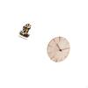 Wall Clock Table Sign Acrylic Desktop Decor Solid Wood Waterproof Function Suitable for Bedroom
