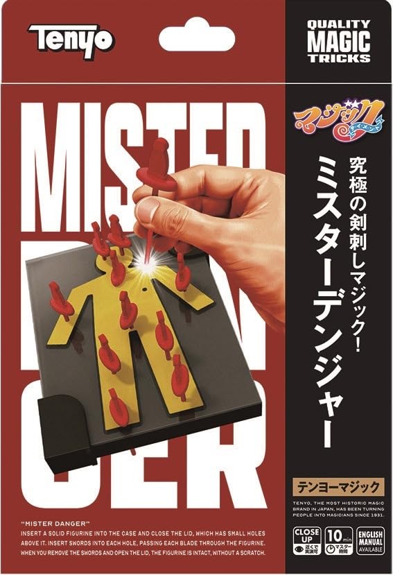 Tenyo Danger Magic The Ultimate Magic Magical Super Magical for Ages 6 and Mr. Tricks Sword-Stab Trick. Pocket-Sized Entertainment. Anyone,
