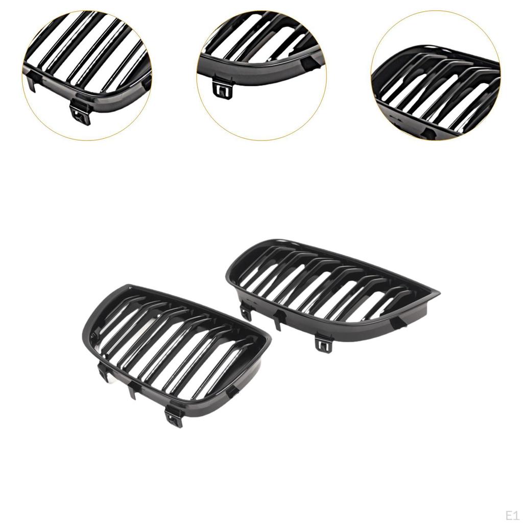 2 Τεμάχια Μπροστινή Μάσκα Νεφρών Γκριλ Αντικατάσταση 51137077130 51137077129 51137128613 51137128614