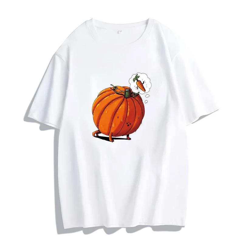 2026 Spring Summer Funny Fruit Printed  Casual Short Sleeve Tshirt Y2k Gothic Casual Round Neck Streetwear