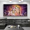 Radha Krishna  Buddha Canvas Art Prints  Modern Wall Decor for Living Room Unframed