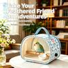 Transparent Portable Eco-Friendly Durable Small Pet Bird Carrier Bag Breathable Lightweight Outdoor Parrot Travel Cage