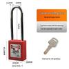 Bedi 38mm Industrial Safety Padlock: Engineering Plastic Insulated Electrical Lockout/Tagout (LOTO)
