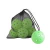 6x Outdoor Pickleball Balls Glow In The Dark 74mm for Practice Outdoor Court