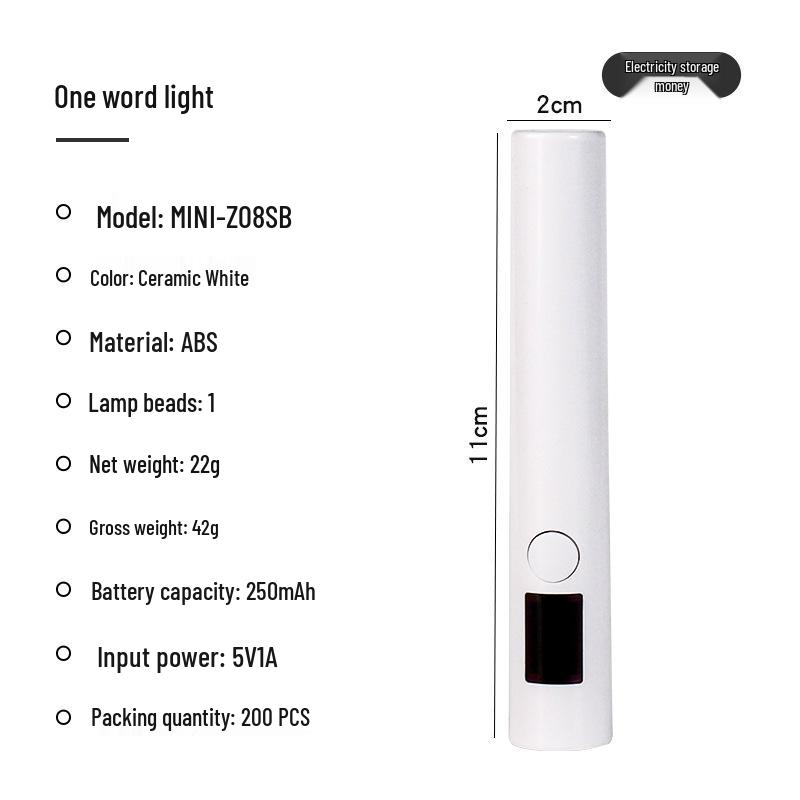 Portable Rechargeable UV Nail Art Quick-Dry Light Holder