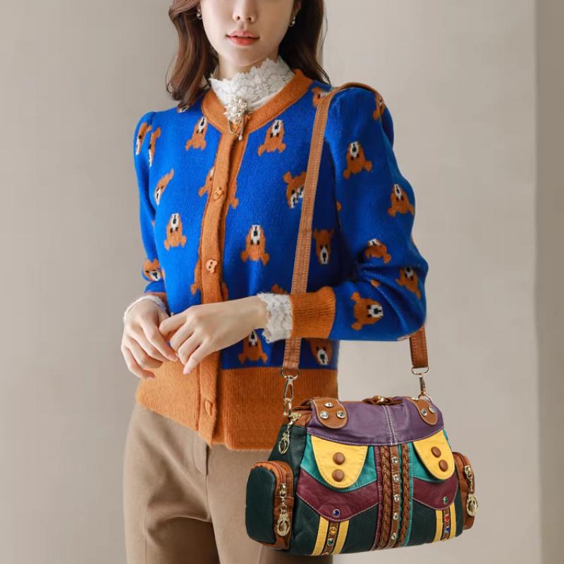 Neue Mode Hohe Qualität Damen Umhängetasche Luxus Weiches Leder Damen Handtaschen Designer Berühmte Marke Damen Schultertaschen