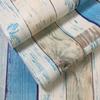 Blue Striped Wood Grain Wallpaper Dormitory Living Room Dining Room Background Stickers Bar Decoration Self-adhesive Wallpaper
