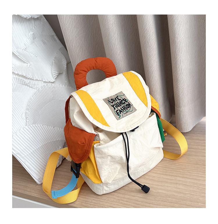 

Outdoor Pattern Letter Leisure Parent Child Backpack Trendy Cool Kids Hiking Bag Small