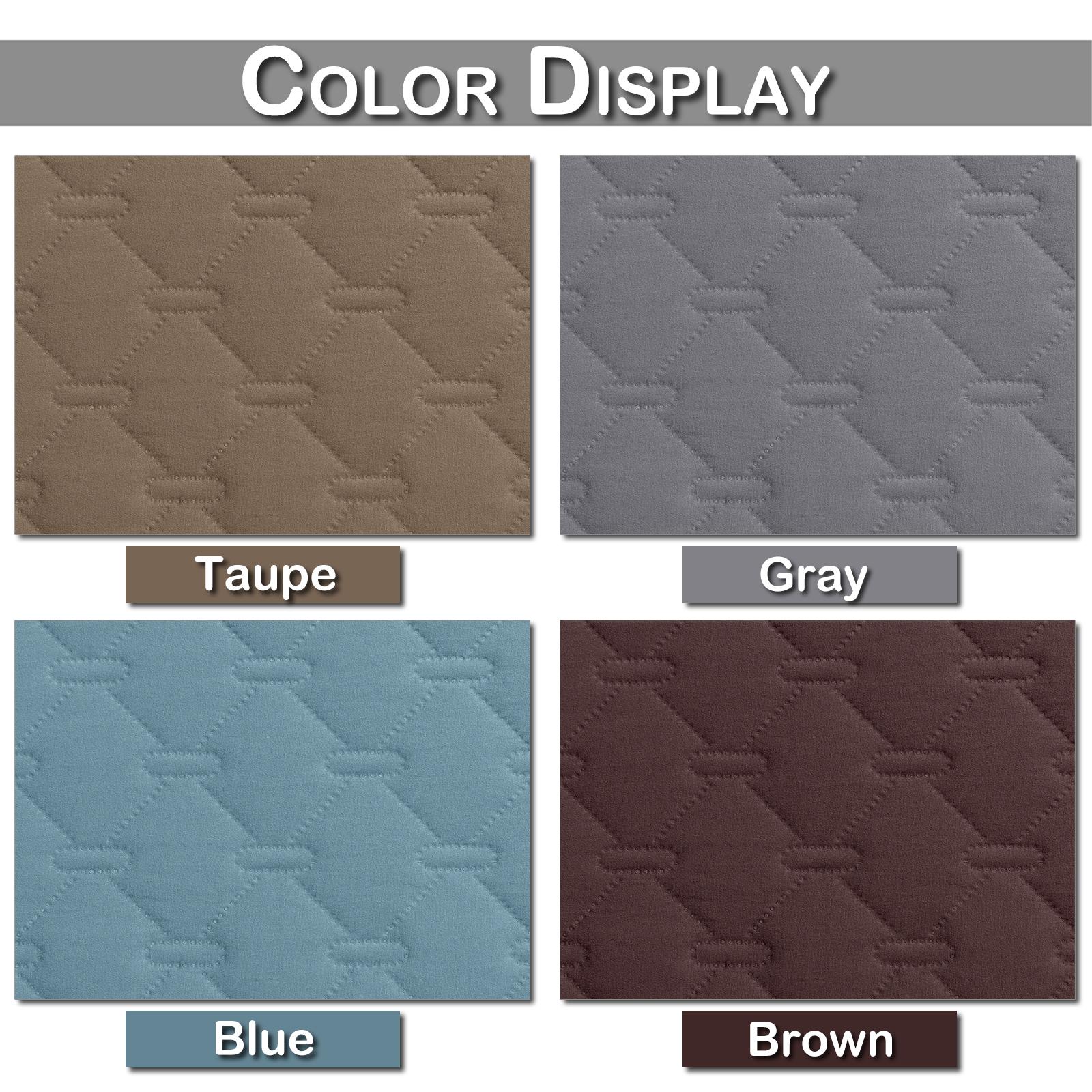 

1/2/3-местный 100% водонепроницаемый стеганый чехол для дивана в гостиную для домашних животных противоскользящий коврик для мебели защитный чехол с карманом для хранения 1 Seater синий