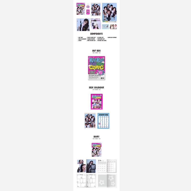[Pre-order] KiiiKiii 2026 SEASON’S GREETINGS [KiiiKiii POP INTO COMIC] (Online Benefit)