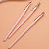 3er Make-up Pinsel Set, Klingen Eyeliner Pinsel Feiner Schräger Kopf Augenbrauenpinsel Konturen Eyeliner Ultra-Dünner Lidschattenpinsel Make-up
