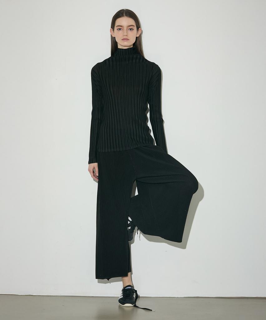 Waiowai Side Flare Pleated Pants_4 Colors