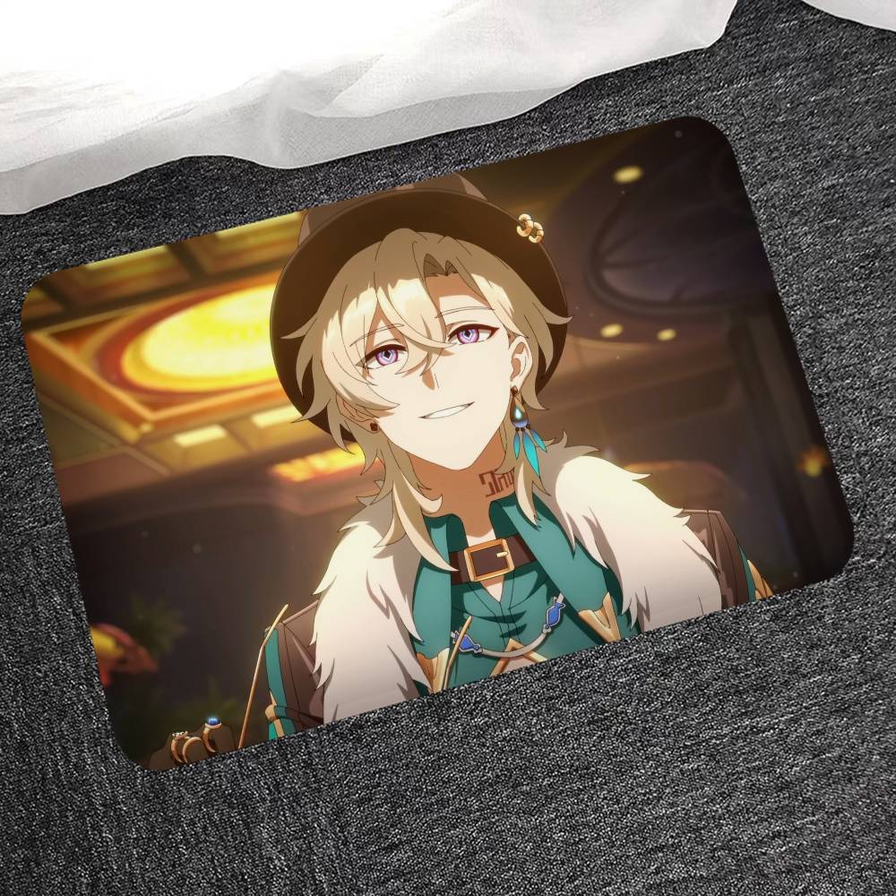 Game Character Aventurine Entrance Door Mat Nordic Style Home Doormat Bathroom-Toilet Mats Bedroom Hotel Decor Mat