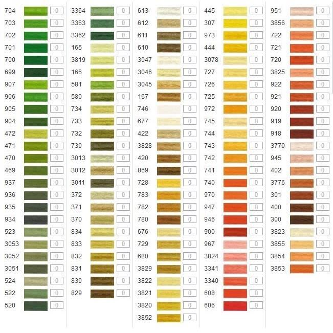 DMC Fil Mouliné 919