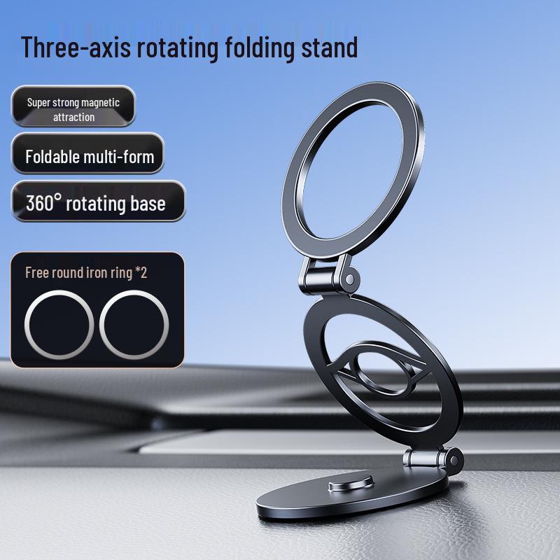 360° Rotating Magnetic Phone Holder: Multi-Functional MagSafe Car Mount Bracket.