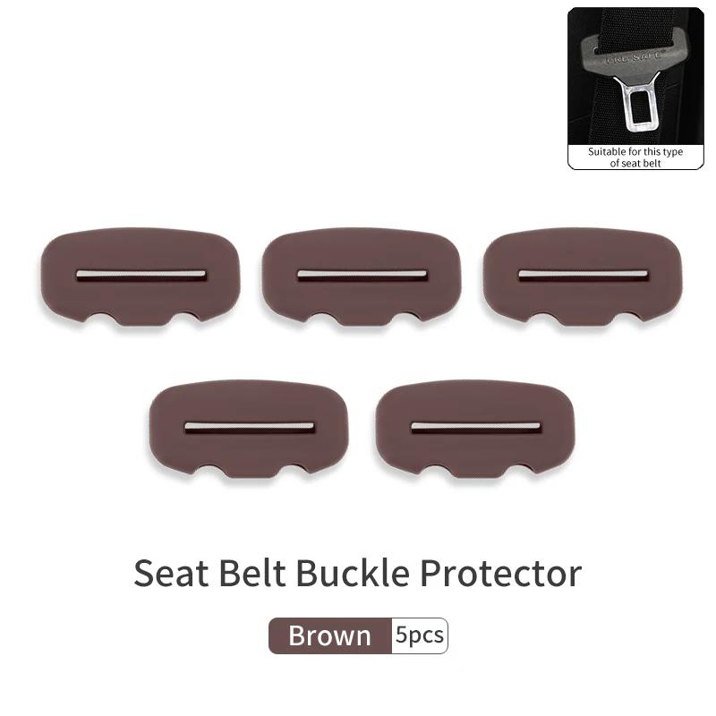 Car Sticker 2025 Hot Silicone Car Seat Belt Buckle Cover For BMW G30 G20 F30 F10 G01 X1 X2 X3 X4 X5 X6 X7 Anti-Scratch Auto Safe
