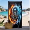Everton Football Print Beach Towel, Large Soft Quick Dry Towel for Beach Camping Swimming
